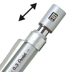 Pentel Graphgear 500 Teknik Çizim ve Yazı İçin Mekanik Kurşun Kalem, 0.3 mm, Orijinal Kutusunda - Bedenler: 0.3 mm, 0.5 mm, 0.7 mm, 0.9 mm