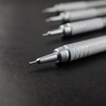 Pentel Graphgear 500 Teknik Çizim ve Yazı İçin Mekanik Kurşun Kalem, 0.3 mm, Orijinal Kutusunda - Bedenler: 0.3 mm, 0.5 mm, 0.7 mm, 0.9 mm