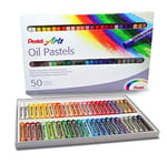 Pentel PHN-50U Yağlı Pastel Boya Seti 50'Li, Çok Renkli - Seçenekler: 16 Stück (1er Pack), 25 Renkli, 50 Unità (Confezione da 1)...
