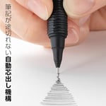 Pentel PP3005-A ORENZNERO basmalı kurşun kalem, otomatik uç beslemeli, kırılmaz uç, siyah metal gövde, 0,5 mm, 1 adet (1'li paket)