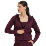 Peoria Kadın Bordo Günlük Stil Eşofman Üstü 25KK1048-BRD - Bedenler: XS, S