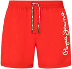 Pepe Jeans Logolu yüzme şortu Swim Trunks Erkekler