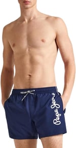 Pepe Jeans Logolu yüzme şortu Swim Trunks Erkekler