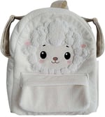 perababy Pelüş Çocuk Sırt Çantası, Bulutlu Tasarım, Beyaz