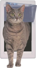 Perfect Pet kedi kapısı, teleskopik çerçeveli, yumuşak, 17,8 x 28,6 cm, boyut M