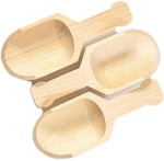 Perfect Stix Kepçe 3-30 Mini Ahşap Kepçe, 0,6 cm Yükseklik, 0,6 cm Genişlik, 7,6 cm Uzunluk (30'lu Paket) -Kepçe 7,6 cm- 30 ct