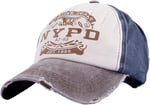 Perlotus NYPD Kahverengi Lacivert Erkek Kadın Unisex Kep Şapka