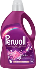 Perwoll Hassas Sıvı Çamaşır Deterjanı Yenileme & Çiçek Cazibesi 2.75L (50 Yıkama)