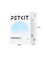 PETKIT PETKIT Pet Su Çeşmeleri Eversweet 2S/3/3 Pro, Eversweet Solo/Solo2/Solo SE ve CYBERTAIL için Yükseltilmiş Filtre Üniteleri 3.0, Yedek Filtreler (5 adet)
