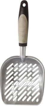Petmate Metal Kedi Kumu Temizleme Küreği - Kaymaz Saplı, Kavisli Tasarımlı, Premium Kedi Kumu Küreği