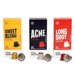 Petra Roasting Co. Sweet Blend, Long Shot, Acme Kapsül Kahve 30 Adet (3 Paket)