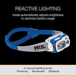 PETZL - Kafa Lambası Swift RL - Üniseks, Mavi, Tek Beden, Şarj Edilebilir