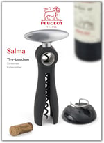 Peugeot 200244 salma Tirbuşon Manschettenschneider, plastik, 3,7 x 7,7 x 17,5 cm, siyah