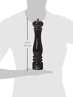 Peugeot Paris Elektrische Pfeffermühle, Mahlgradeinstellung u'Select, Höhe: 34 cm, Holz, Schwarz, 36249