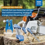 PFERD 17300 11098040 zincir testere bileyici CHAIN SHARP CS-X, törpü çapı 4,0 mm – testere dişini ve derinlik sınırlayıcıyı tek bir işlemde düzenleyin, zincir bölünmesi 44263 inç düşük profil