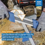 PFERD 17300 11098040 zincir testere bileyici CHAIN SHARP CS-X, törpü çapı 4,0 mm – testere dişini ve derinlik sınırlayıcıyı tek bir işlemde düzenleyin, zincir bölünmesi 44263 inç düşük profil