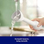 Philips 3000 Serisi El Blenderi ve Ölçü Kabı, 400W Motor, ProMix Teknolojisi, Sıçramayı Önleyen Bıçak Koruması, Ergonomik Tutuş, Kompakt Tasarım (HR2520/00)