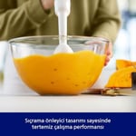 Philips 3000 Serisi El Blenderi ve Ölçü Kabı, 400W Motor, ProMix Teknolojisi, Sıçramayı Önleyen Bıçak Koruması, Ergonomik Tutuş, Kompakt Tasarım (HR2520/00)