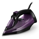 Philips 5000 Serisi Buharlı Ütü – 2.400 W, 180 g'a kadar buhar püskürtme, SteamGlide Plus taban, damlama durdurma sistemi, dikey buhar, verimli ütüleme, otomatik kireç temizleme (DST5030/80)