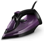 Philips 5000 Serisi Buharlı Ütü – 2.400 W, 180 g'a kadar buhar püskürtme, SteamGlide Plus taban, damlama durdurma sistemi, dikey buhar, verimli ütüleme, otomatik kireç temizleme (DST5030/80)