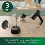 Philips 5000 Serisi Güçlü El Mikser Seti 500W, El Blender Aparatı, Doğrayıcı Aparatı, Ölçekli Akıllı Saklama Kabı, 5 Hız Ayarı ve Turbo, HR3781/20 - Seçenekler: El Mikseri