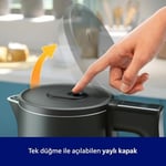 Philips 7000 Serisi Çift Yalıtımlı Su Isıtıcısı, 1,7 Lt Kapasite, Yaylı kapak, Hızlı kaynatma, Kolay Temizlik, HD9396/90