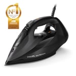Philips 7500 Serisi Buharlı Ütü – 3200W Güç, 55 g/dk Sürekli Buhar, 260 g Güçlendirme, SteamGlide Elite Taban, Otomatik Kapanma, Damlama Önleyici Sistem, 300 ml Tank (DST7511/80)