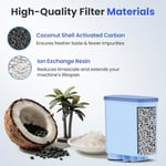 Philips AquaClean CA6903/10 CA6903/22-4 adet filtre kartuşu, Saeco Philips LatteGo kahve otomatı ile uyumlu, BPA içermez, kireç içermez, tadı iyileştirir