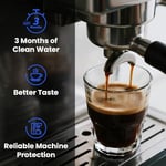 Philips AquaClean CA6903/10 CA6903/22-4 adet filtre kartuşu, Saeco Philips LatteGo kahve otomatı ile uyumlu, BPA içermez, kireç içermez, tadı iyileştirir