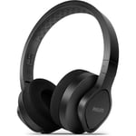 Philips Audio A4216BK/00 kulak üstü spor kulaklık kablosuz, 40 mm sürücü, 35 saat çalma süresi, IP55 toz/su koruması, soğutucu kulak kapakları, yıkanabilir kulaklık yastıkları, siyah, 2021/2022 model