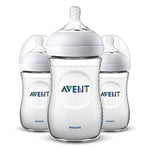 Philips AVENT 260 ml/9OZ doğal biberon Dreierpackung
