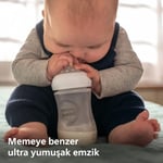 Philips Avent Doğal Tepkili Biberon Emziği, 2’li Paket, 1 Ay+, 3 Numara, Akıtmaz Emzik, Kolik ve Gaz Önleyici, BPA İçermez, SCY963/02