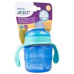 Philips Avent Eğitici Damlatmaz Bardak, 6 Ay+ Erkek Bebekler için, Yumuşak Silikon Uç, Sızdırmaz ve Kolay İçim, Tutma Saplı, BPA İçermez, Bulaşık Makinesinde Yıkanabilir, 200 ml, SCF551/05
