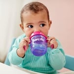 Philips Avent Eğitici Damlatmaz Bardak, 6 Ay+, Kız Bebekler için, Yumuşak Silikon Uç, Kolay Tutuş, Sızdırmaz Tasarım, Bulaşık Makinesinde Yıkanabilir, 200 ml, SCF551/03