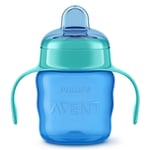 Philips Avent Eğitici Damlatmaz Bardak, 6 Ay+ Erkek Bebekler için, Yumuşak Silikon Uç, Sızdırmaz ve Kolay İçim, Tutma Saplı, BPA İçermez, Bulaşık Makinesinde Yıkanabilir, 200 ml, SCF551/05