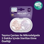 Philips Avent SCF091/09 Ultra Soft 0-6 Ay 2li Kız Emzik