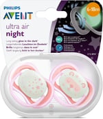 Philips Avent SCF376/22 Emzik, 6-18 Ay, Kırmızı/Pembe