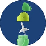 Philips Avent SCF798/02 Desenli Pipetli Bardak (300 ml, Pembe)