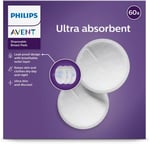 Philips Avent Tek Kullanımlık Göğüs Pedleri, 60'lı, Ultra İnce ve Emici, Petek Doku, Gece Gündüz Konfor, Hijyenik Ambalajlı, Sızdırmaz ve Hava Alan Yapı, SCF254/61
