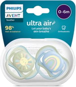 Philips-Avent Ultra Air Emzik 0-6 Ay 2'li Erkek Scf085/58, Standart