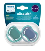 Philips Avent Ultra Air Emzik 6-18 Ay, 2'li Unisex, SCF085/31