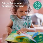 Philips Avent Ultra Air Emzik, Kız Bebekler için 6-18 Ay, 2’li Paket, Ortodontik Silikon, Geniş Hava Delikli, Mikrodalga Sterilize Edilebilir, BPA İçermez, Taşıma Kutulu, SCF085/61