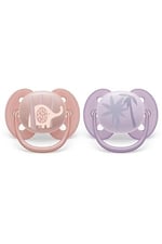 Philips Avent Ultra Hava Emziği Ortodontik ve BPA, Ekstra Havalandırma Delikleri 0-6 Ay (Kız Tasarımı) 2'li Paket