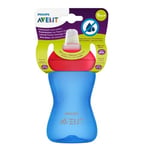 Philips Avent Yumuşak Uçlu Alıştırma Bardağı, 9 Ay, 300 Mililitre, Mavi, SCF802/01