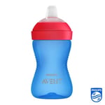 Philips Avent Yumuşak Uçlu Alıştırma Bardağı, 9 Ay, 300 Mililitre, Mavi, SCF802/01