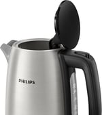 Philips Daily Collection Çelik Su Isıtıcı - 1.7L, 2200W, Işıklı Gösterge, 360° Döner Taban, Mikro Gözenekli Filtre, Yassı Isıtma Yüzeyi, Yaylı Kapak, Enerji Tasarruflu, Güvenli Tasarım (HD9350/90)