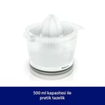 Philips Daily Collection Narenciye Sıkacağı, 25W, 500 ml Meyve Suyu Sürahisi, Otomatik Yön Değiştirme, Kablo Saklama, HR2738/00
