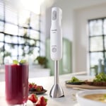 Philips Daily Collection Promix El Blender Seti 700 W, Sıçrama Önleyici Bıçak Koruması, Ergonomik Tasarım, XL Doğrayıcı, İkili Çırpıcı, Beyaz, HR2546/00