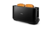 Philips Daily Collection Uzun Yuvalı Ekmek Kızartma Makinesi, Buz Çözme Modu, 8 Kızartma Ayarı, Uzun Yuvalı, Siyah, HD2590/90