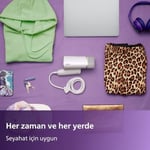 Philips El Tipi Buharlı Ütü 3000 Serisi – Kompakt ve Katlanabilir Tasarım, 30 Saniyede Hazır, 1000W ve 20g/dak Sürekli Buhar, Ütü Masası Gerektirmez, Tüm Kumaşlarda Güvenli (STH3020/10)